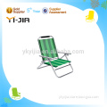 PVC party portable power garden chair French Vintage outdoor metal chair spring folding beach chair